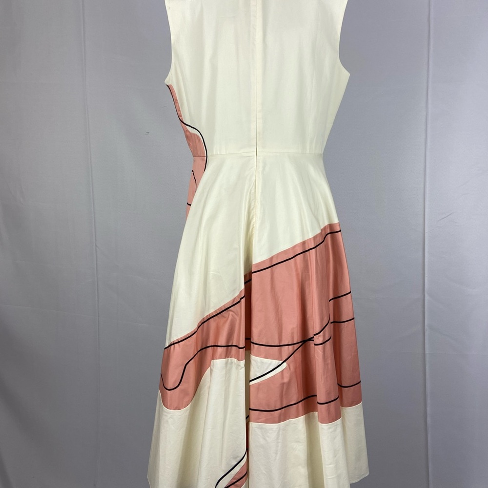 Roksanda NWT UK Size 14 Summer Pink Graphic Figure Dresses - Picture 2 of 4